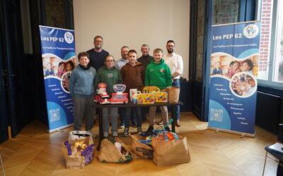 Les PEP 62 accueillent le Conseil Municipal des Jeunes de Saméon pour leur première action solidaire