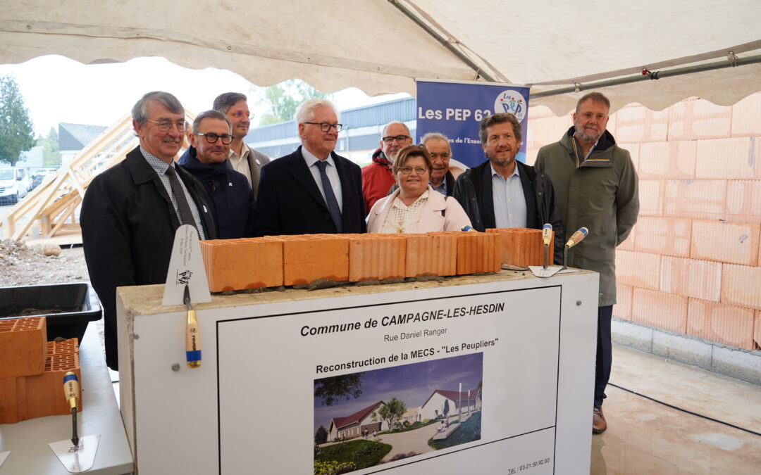 Pose de la 110éme pierre de notre Maison d&rsquo;Enfants